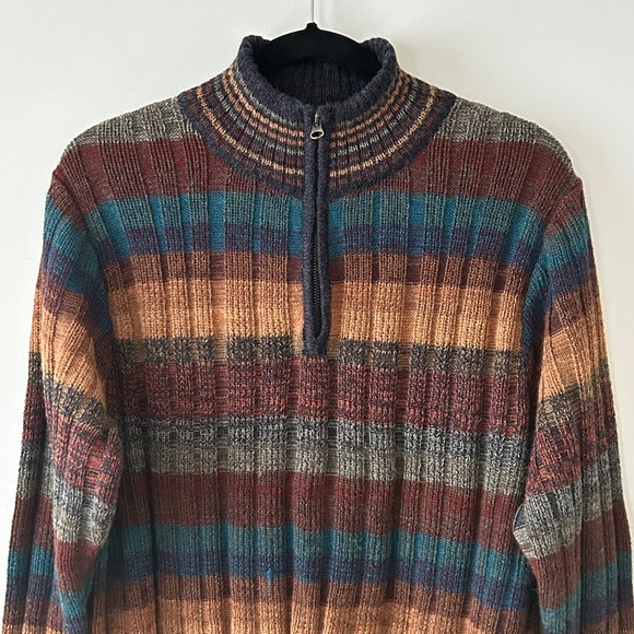 Novica Handmade 100% Alpaca Quarter Zip Sweater - Picture 2 of 16